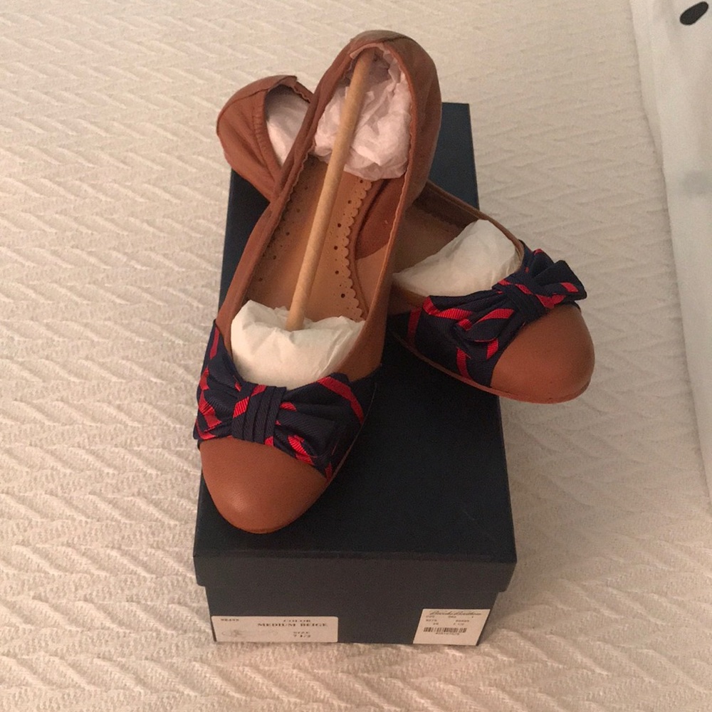 BRAND NEW NEVER WORN Brooks Brothers Bow Flats!